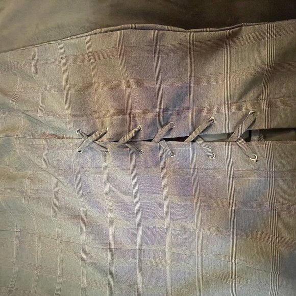 XOXO Grey Plaid Sleevless Dress NWT (L) - Picture 3 of 10